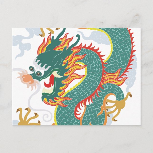 Year of the Dragon Chinese New Year Postcard 2024 (Front)