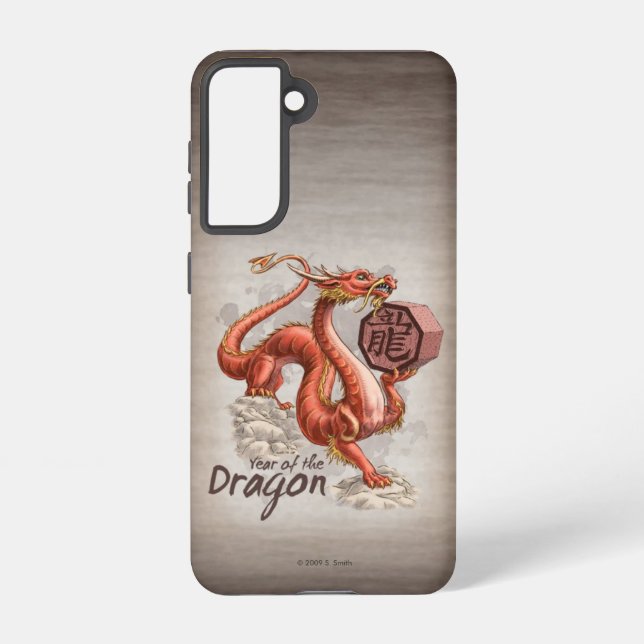 Year of the Dragon Chinese Zodiac Art iPhone Case (Back)