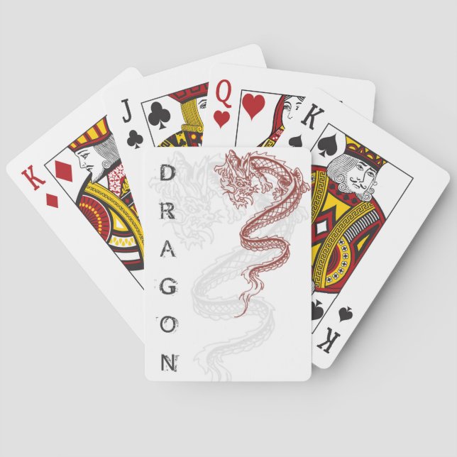 Year of the Dragon Custom Playing Cards (Back)