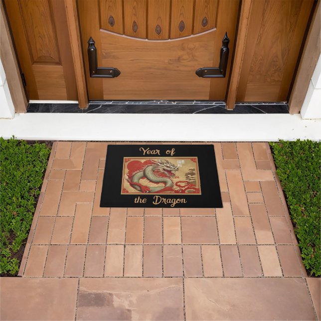 Year of the Dragon Doormat (Outdoor)
