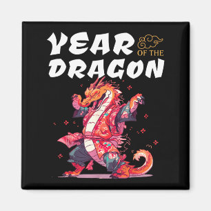 Year Of The Dragon Funny Dragons Chinese Zodiac Si Magnet