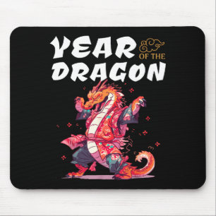 Year Of The Dragon Funny Dragons Chinese Zodiac Si Mouse Mat