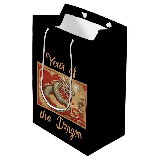 Year of the Dragon Gift Bag (Front Angled)