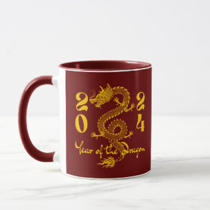 Year of the Dragon Gold Mug