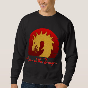 YEAR OF THE DRAGON GOLD RED SWEATSHIRT