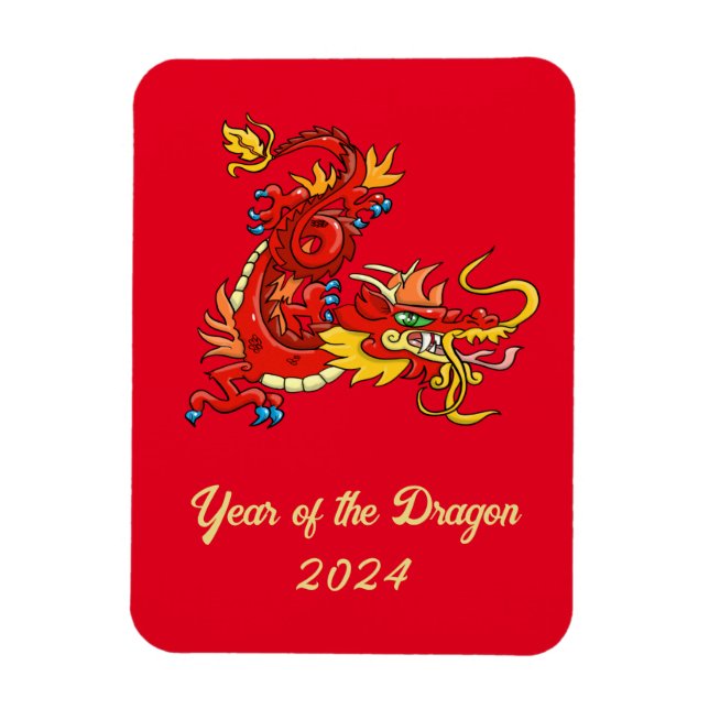 Year of the Dragon Magnet (Vertical)