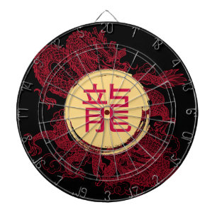 Year of the Dragon Modern Kanji Dartboard