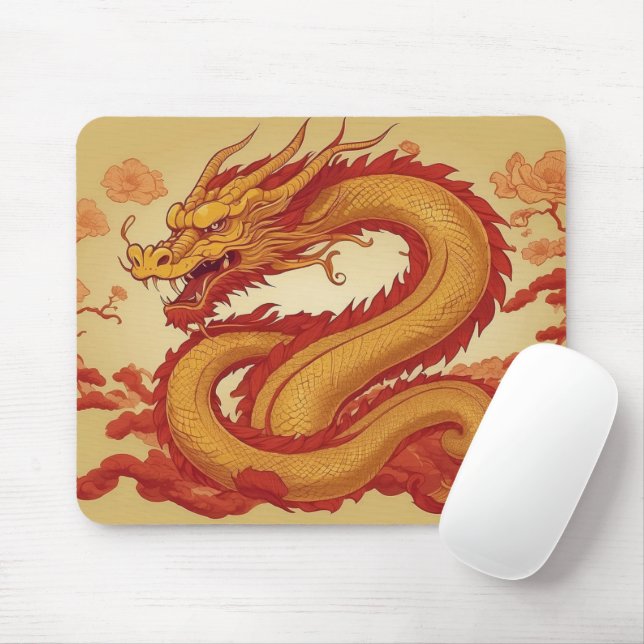 Year of the Dragon Mouse Pad (With Mouse)