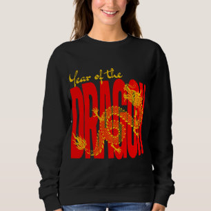 Year of the Dragon Red Gold Sweatshirt