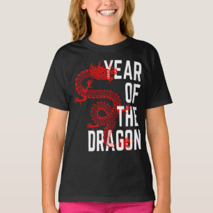 Year of the Dragon red white T-Shirt