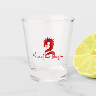 YEAR OF THE DRAGON  SHOT GLASS