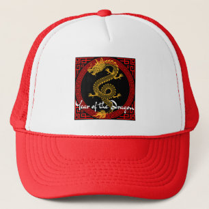 Year of the dragon trucker hat