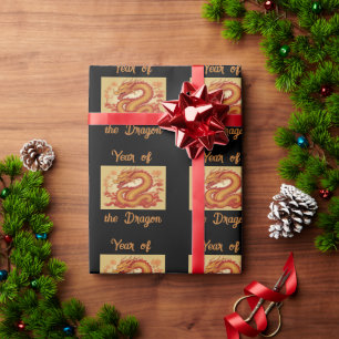Year of the Dragon Wrapping Paper