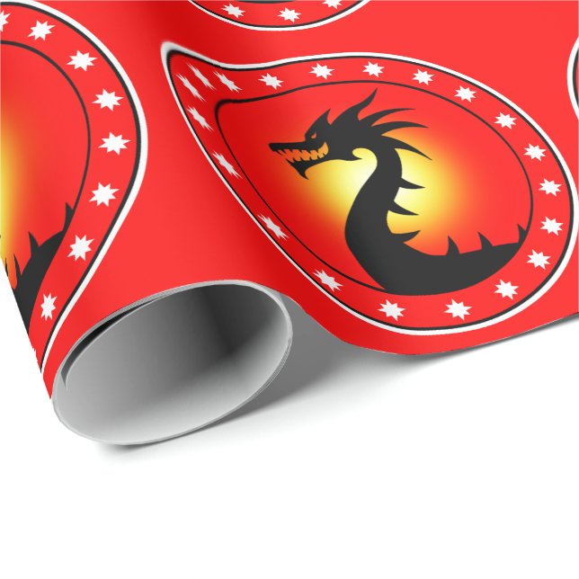 Year of the Dragon Wrapping Paper (Roll Corner)