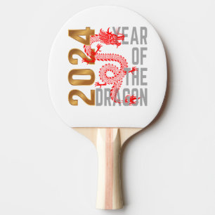 Year of the Dragon Year 2024 Chinese zodiac Ping Pong Paddle