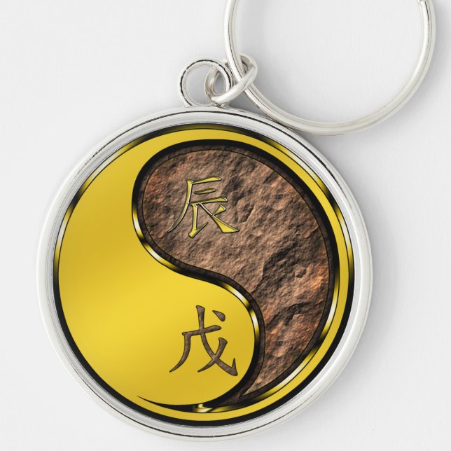 Year of the Earth Dragon Key Ring (Front)