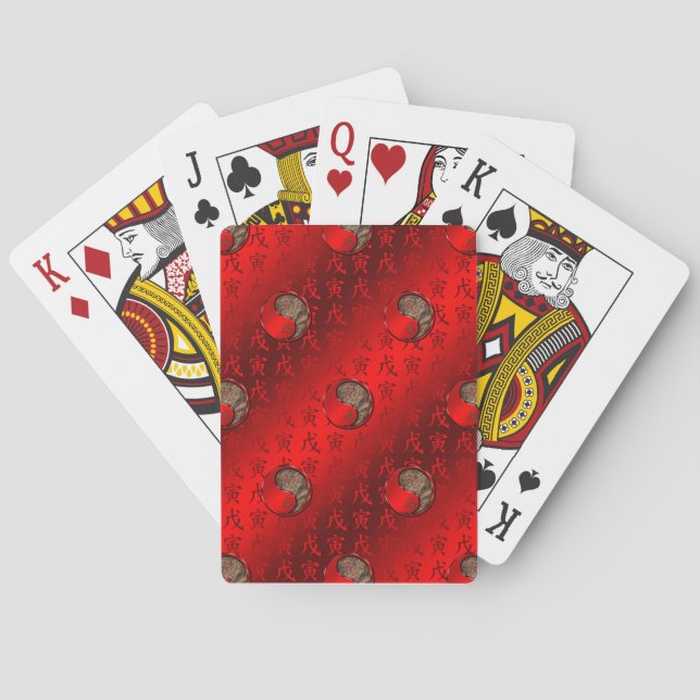 Year of the Earth Tiger Playing Cards (Back)