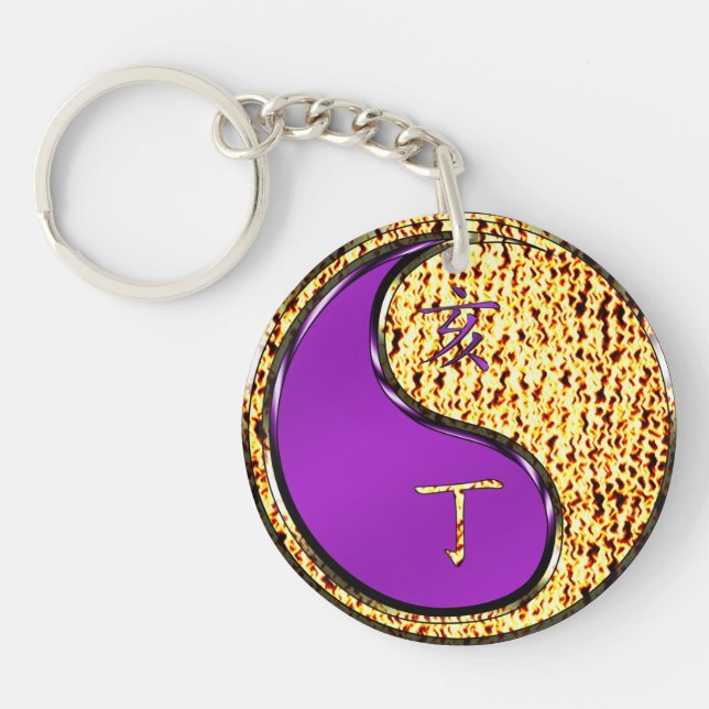 Year of the Fire Boar Key Ring (Front)