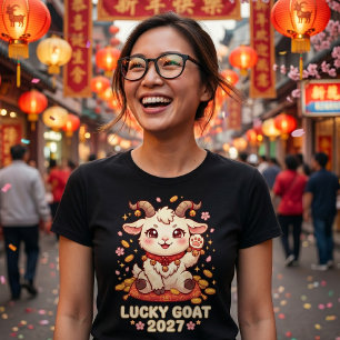Year Of The Fire Goat 2027 Chinese New Year Shirt 