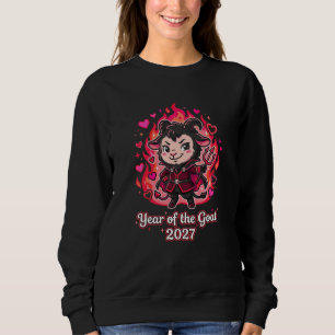 Year Of The Fire Goat 2027 Lunar New Year Zodiac Sweatshirt