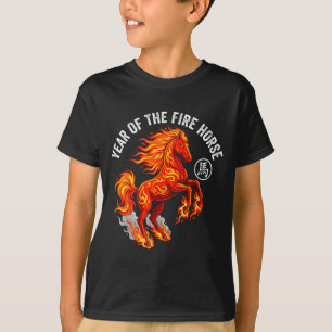 Year Of The Fire Horse 2026 Chinese Zodiac Lunar N T-Shirt
