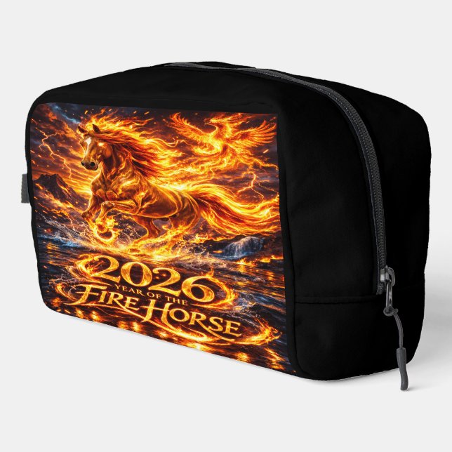 Year of the Fire Horse 2026 Dopp Kit (Right Corner)