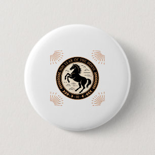 Year Of The Fire Horse 2026 Festive Chinese New Ye 6 Cm Round Badge