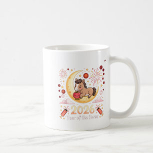 Year Of The Fire Horse 2026 Festive Chinese New Ye Coffee Mug