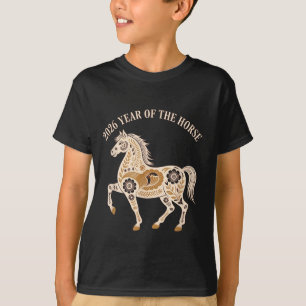 Year Of The Fire Horse 2026 Festive Chinese New Ye T-Shirt