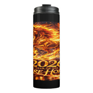 Year of the Fire Horse 2026 Thermal Tumbler