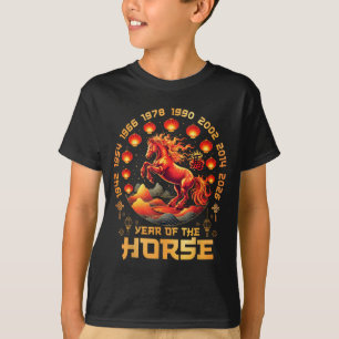 Year Of The Fire Horse Chinese New Year 2026 Decor T-Shirt