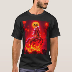 Year Of The Fire Horse Chinese New Year 2026 Sprin T-Shirt