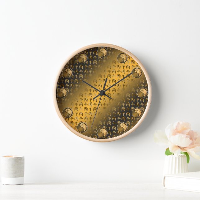 Year of the Fire Horse Clock (Home)
