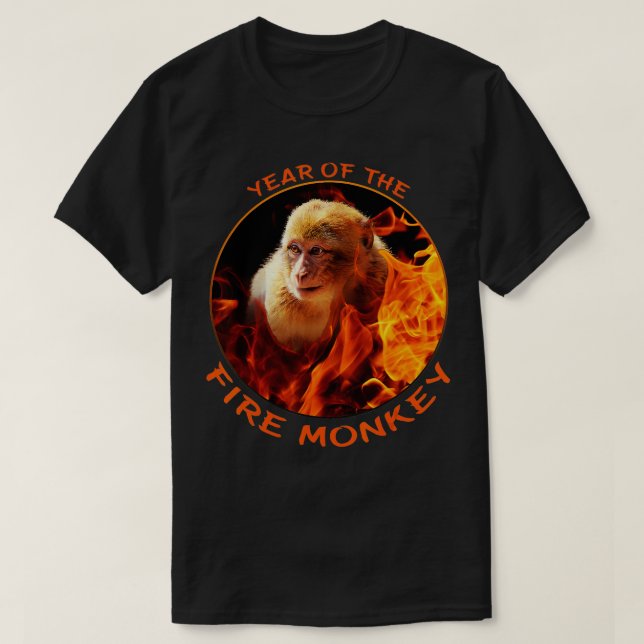 Year of the Fire Monkey    1  T-Shirt (Design Front)