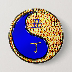 Year of the Fire Ox 7.5 Cm Round Badge