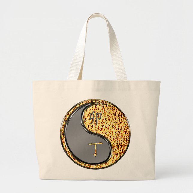 Year of the Fire Rabbit Large Tote Bag (Front)