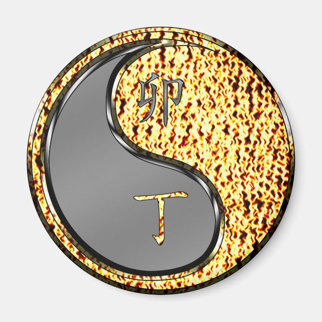 Year of the Fire Rabbit Magnet (Front)