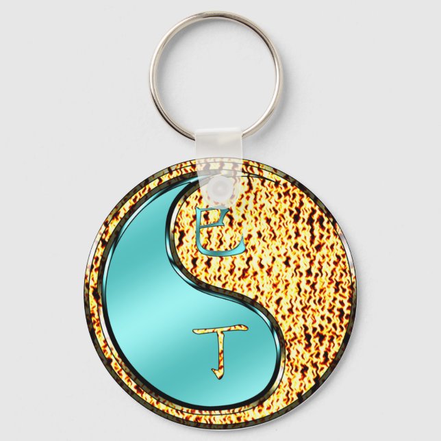 Year of the Fire Snake Key Ring (Front)