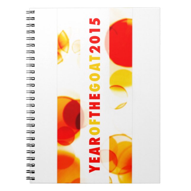 year of the goat 2015 (bokeh) notebook (Front)