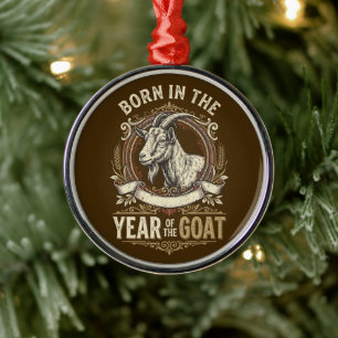 Year Of The Goat 2027 Ornament Lunar New Year