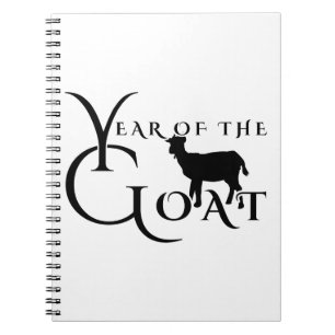 Year of the goat notebook