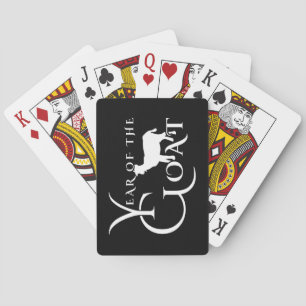 Year of the goat playing cards