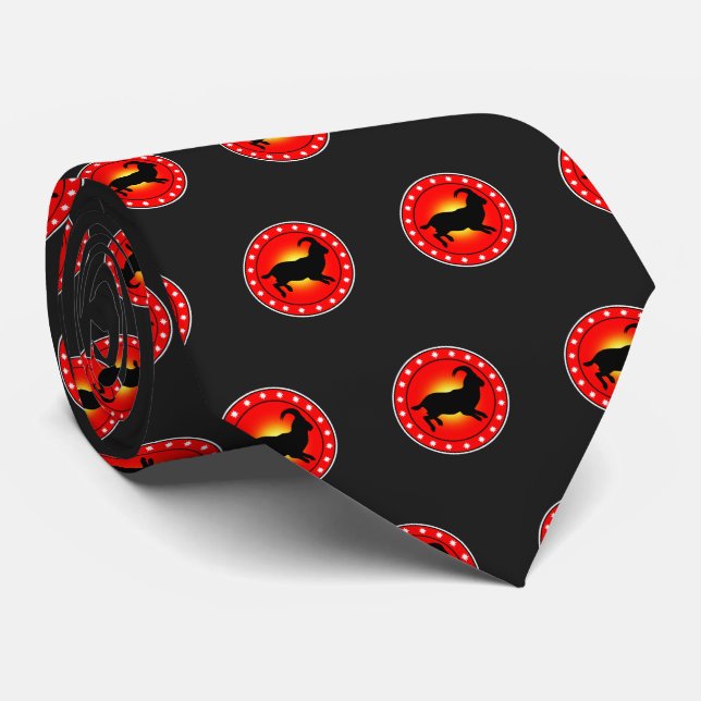 Year of the Goat / Year of the Ram Tie (Rolled)