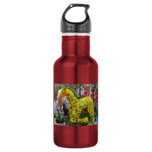 Year of the Horse   春節馬 ... Chinese Flower T 532 Ml Water Bottle