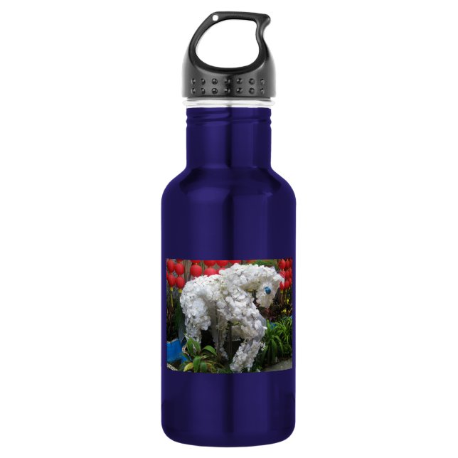 Year of the Horse | 春節馬 ... Chinese Flower Topiary 532 Ml Water Bottle (Front)