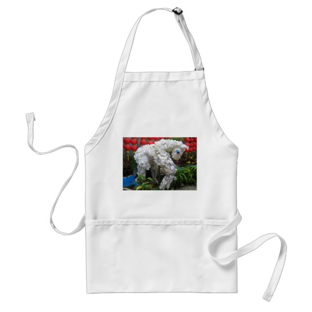 Year of the Horse | 春節馬 ... Chinese Flower Topiary Standard Apron (Front)