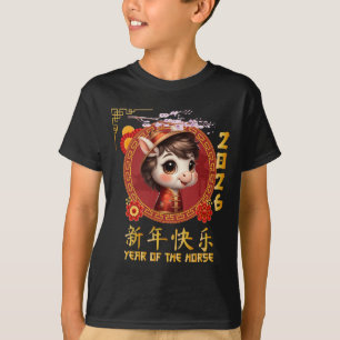 Year Of The Horse 2026 Chinese Lunar New Year 2026 T-Shirt