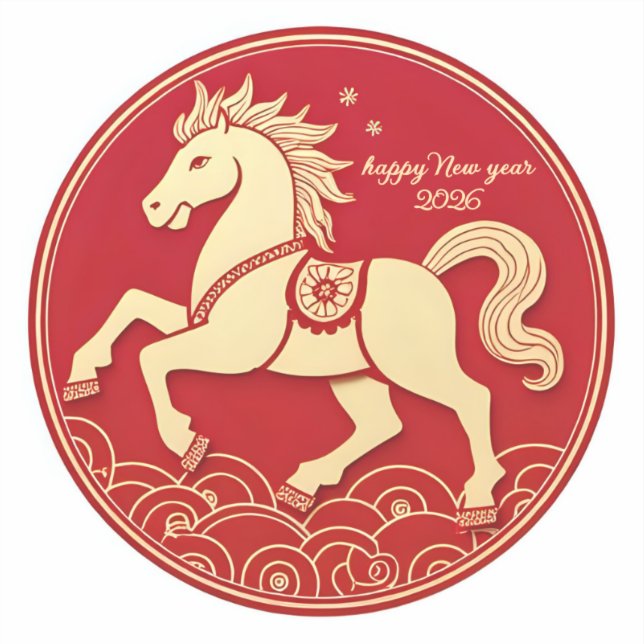 Year of the Horse 2026 Chinese New Year  (Front)