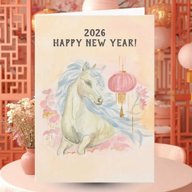 Year of the Horse 2026 Chinese New Year Card (Creator Uploaded)