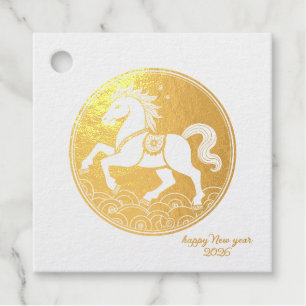 Year of the Horse 2026 Chinese New Year Favour Tags